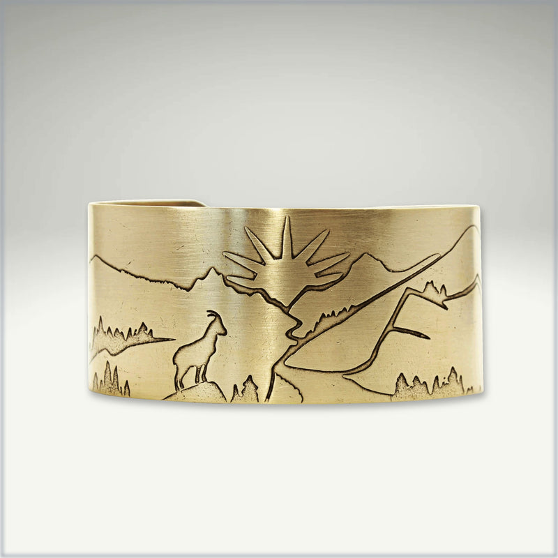 Going to the Sun Road Cuff Bracelet