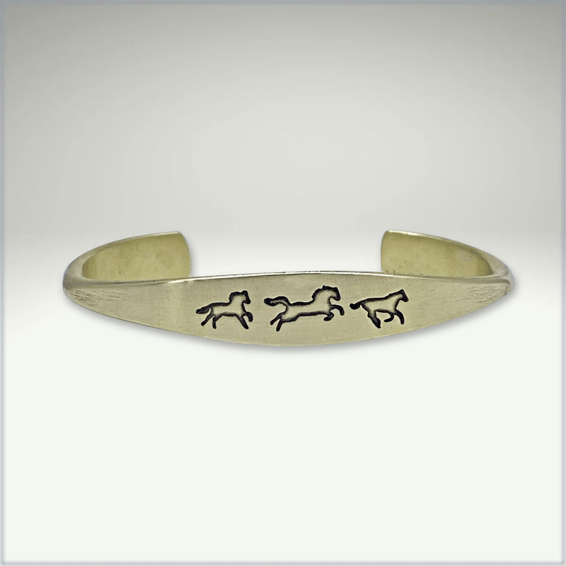 Wild Horses Cuff Bracelet