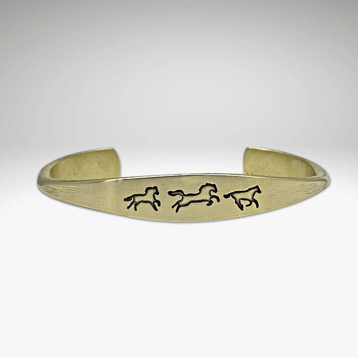 Wild Horses Cuff Bracelet