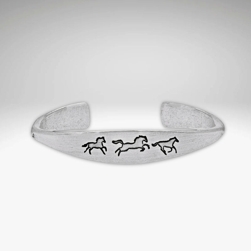 Wild Horses Cuff Bracelet