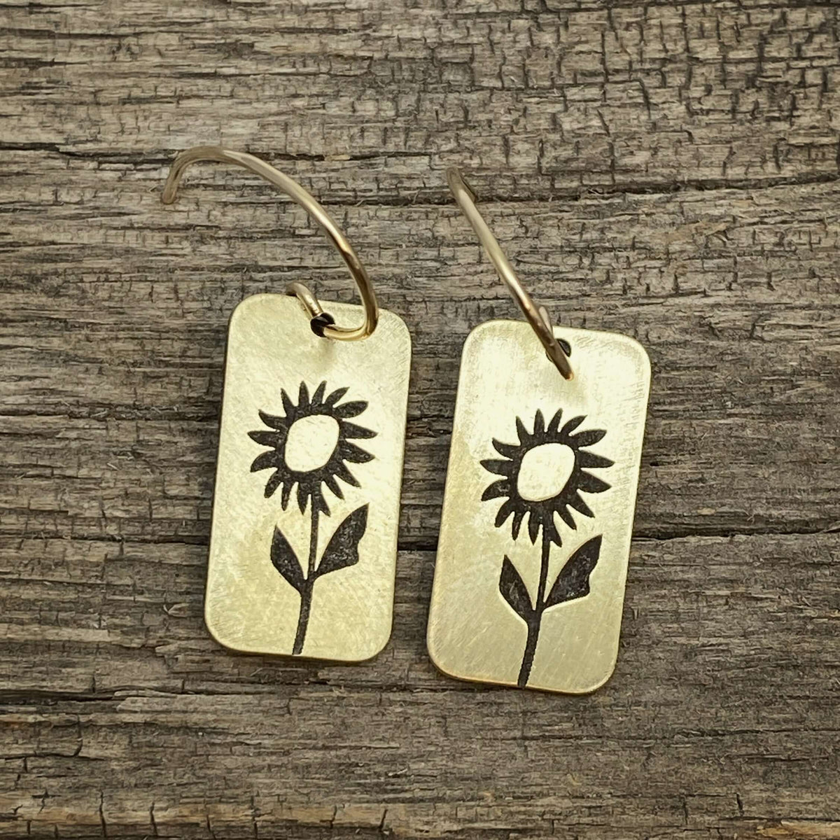 Balsamroot Flower Earrings