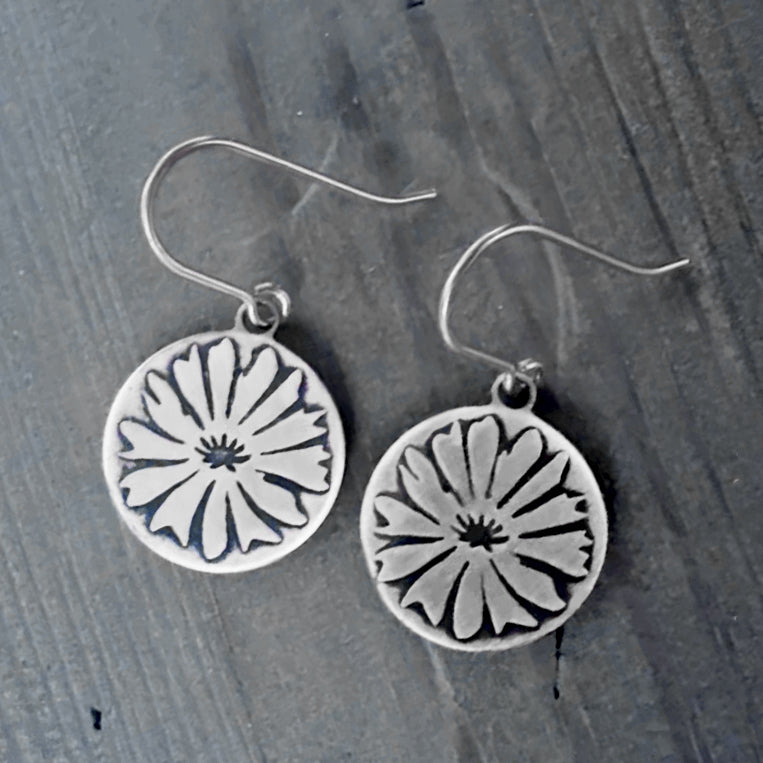 Bitterroot Flower Earrings