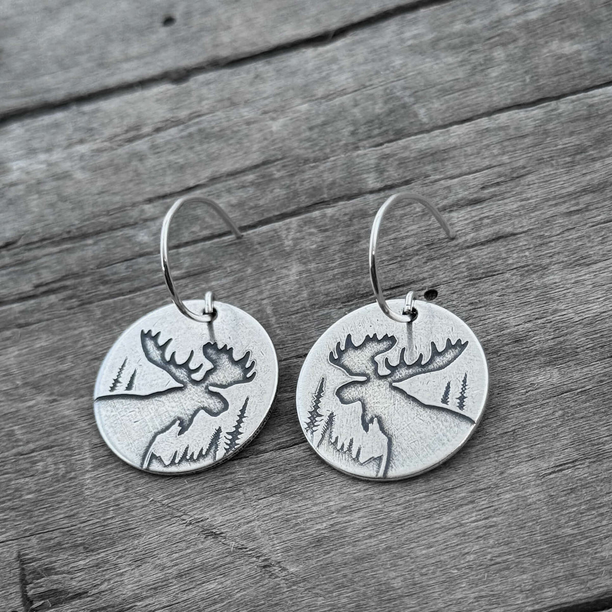 Creek Moose Earrings