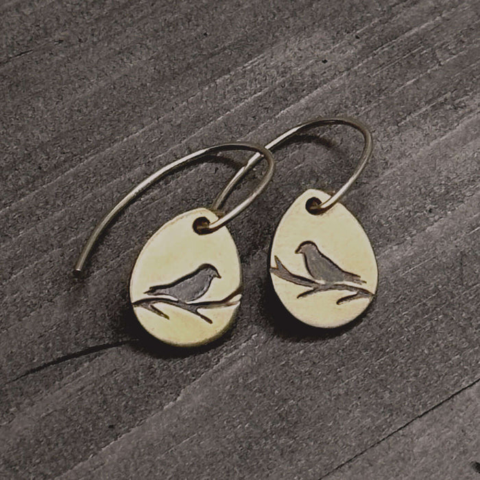 Mountain Bluebird Earrings