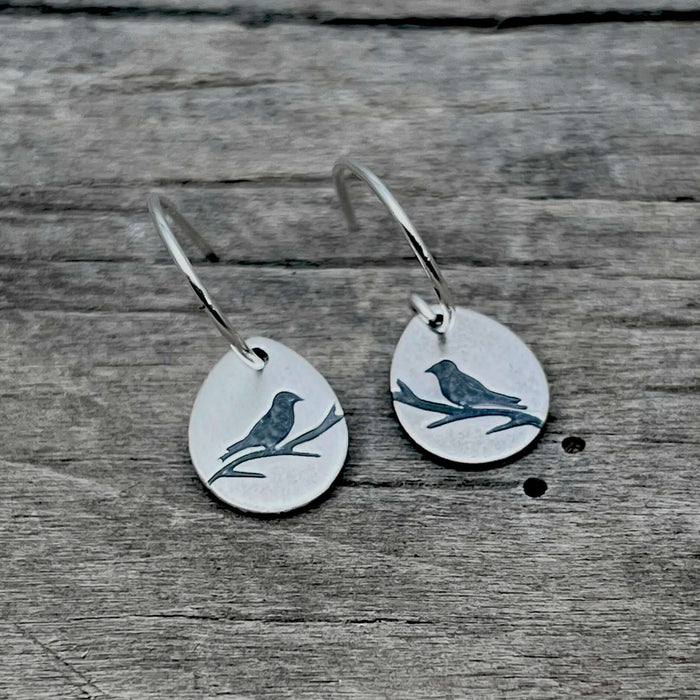 Mountain Bluebird Earrings