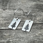 Spruce Hoop Earrings