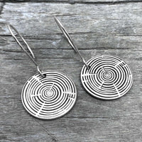 Timber Earrings- Tree Rings