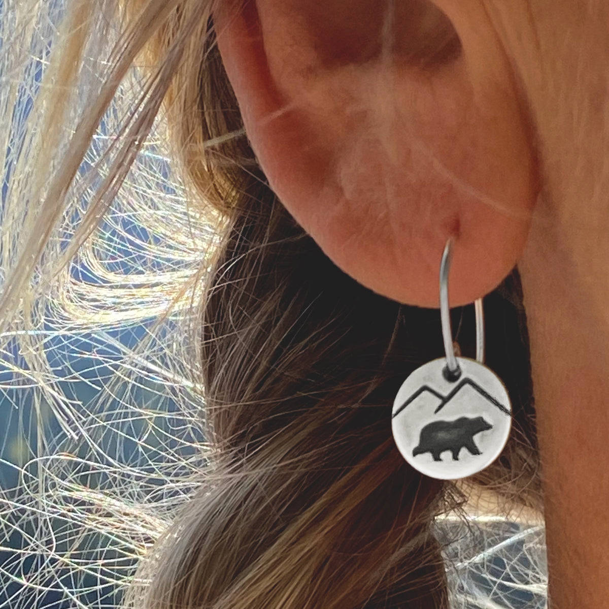 Mountain Bear Earrings