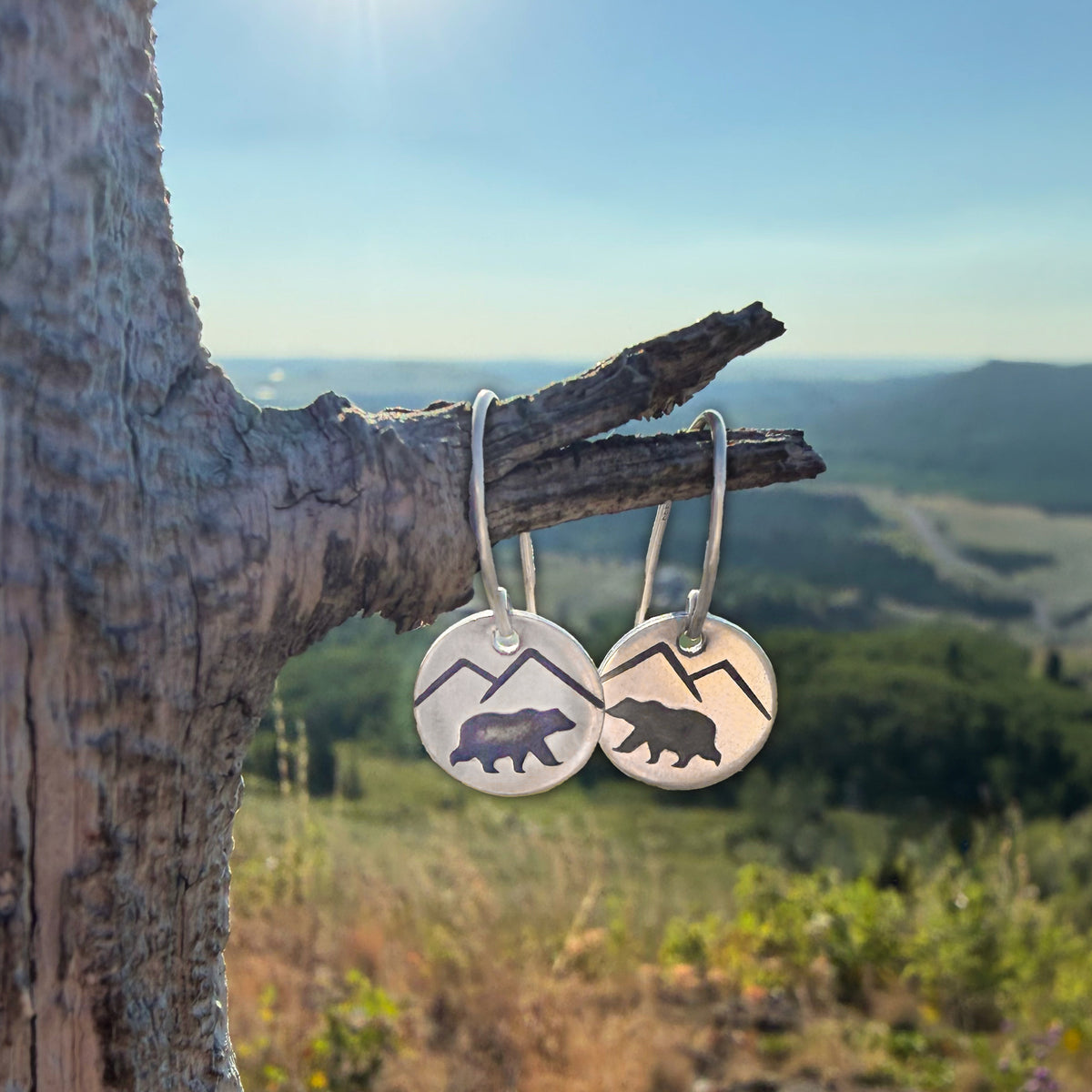 Mountain Bear Earrings