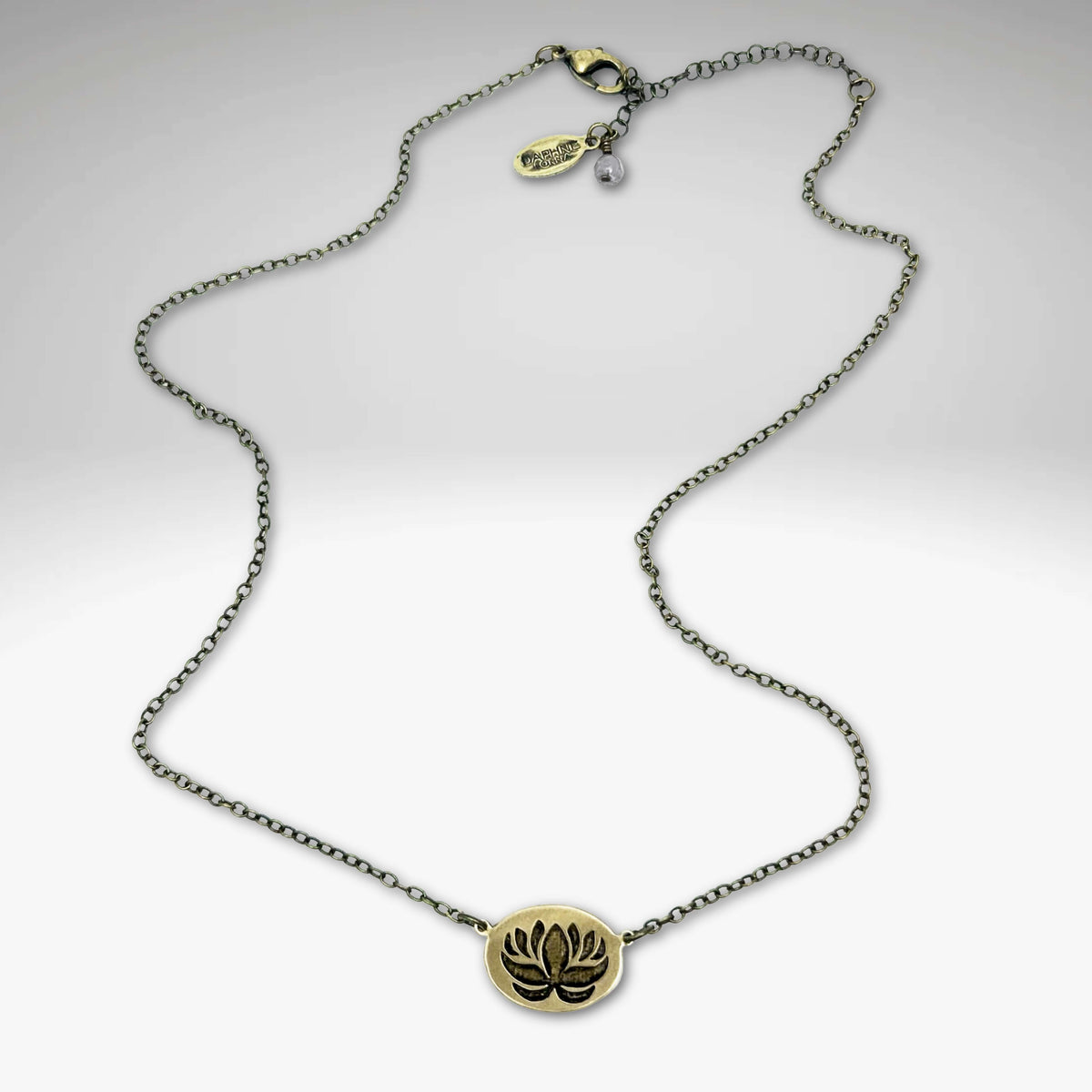 Simple Lotus Necklace