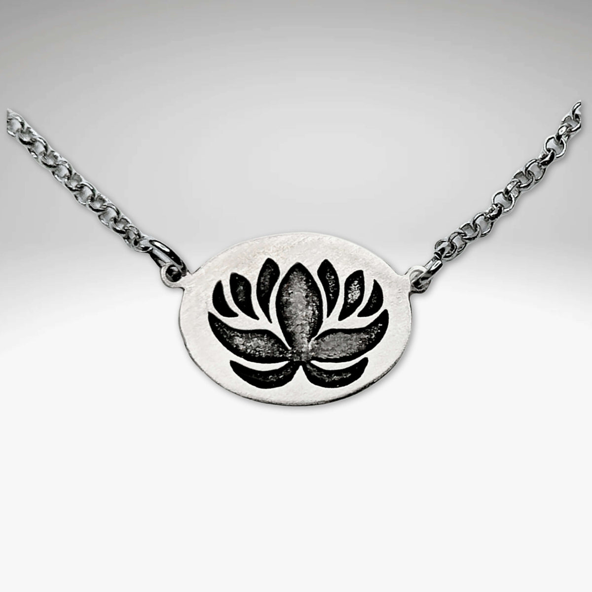 Simple Lotus Necklace