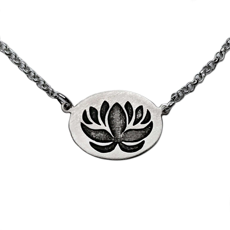 Simple Lotus Necklace