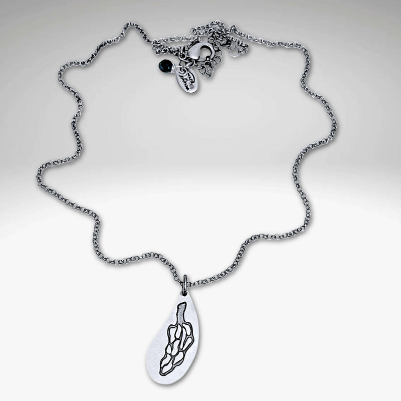 Morel Mushroom Necklace