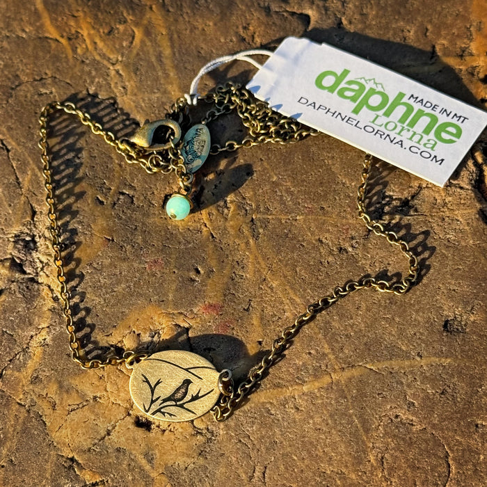 Mountain Bluebird Necklace