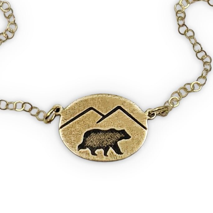Mountain Bear Necklace