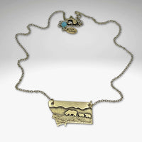 Mama and Cubs Necklace