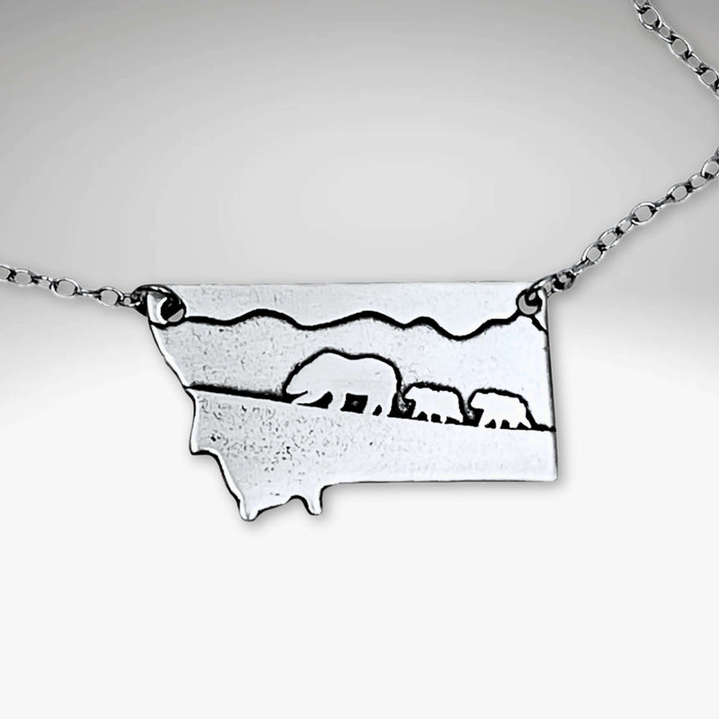 Mama and Cubs Necklace