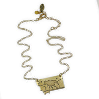 Four Cubs - Montana Bear Necklace