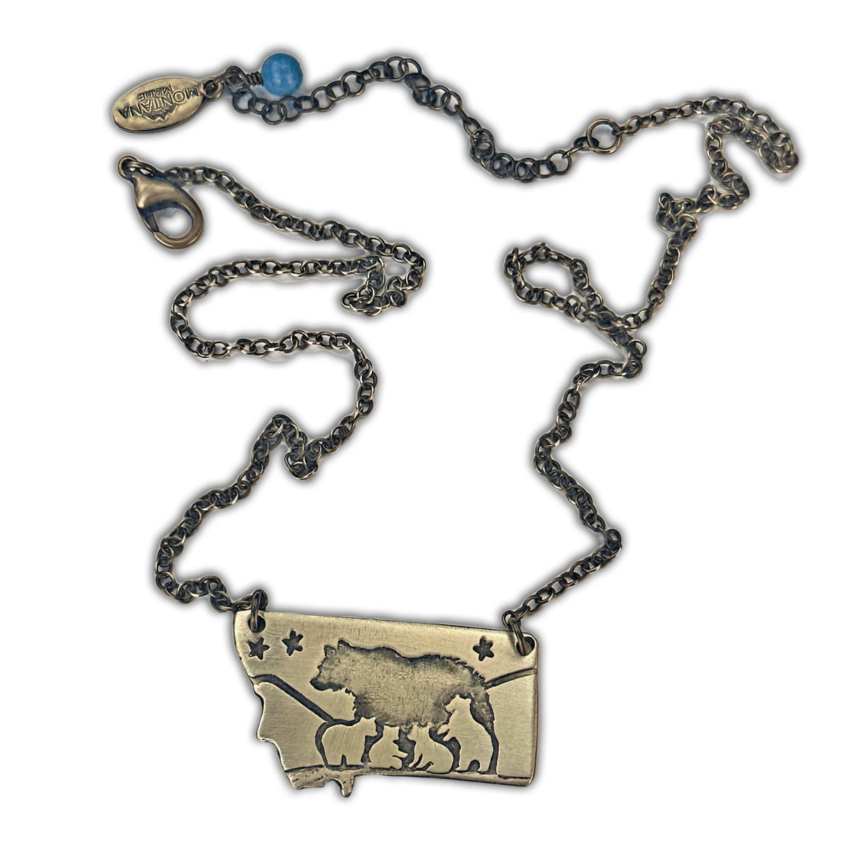 Four Cubs - Montana Bear Necklace