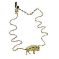 Mountains on Buffalo Necklace