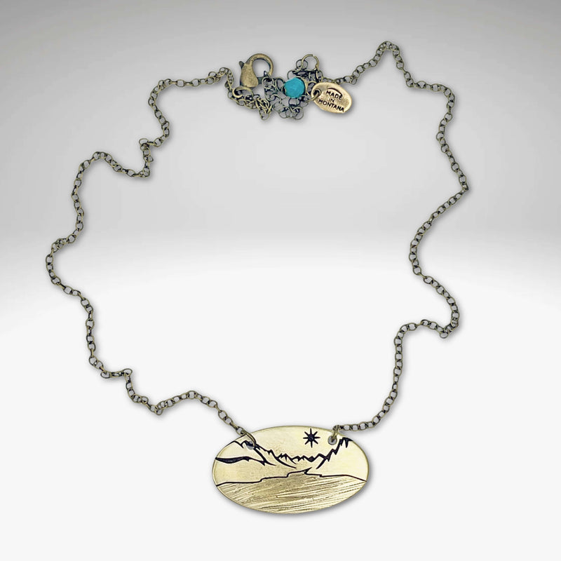 St. Mary Lake in Glacier Necklace