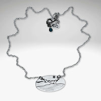 St. Mary Lake in Glacier Necklace