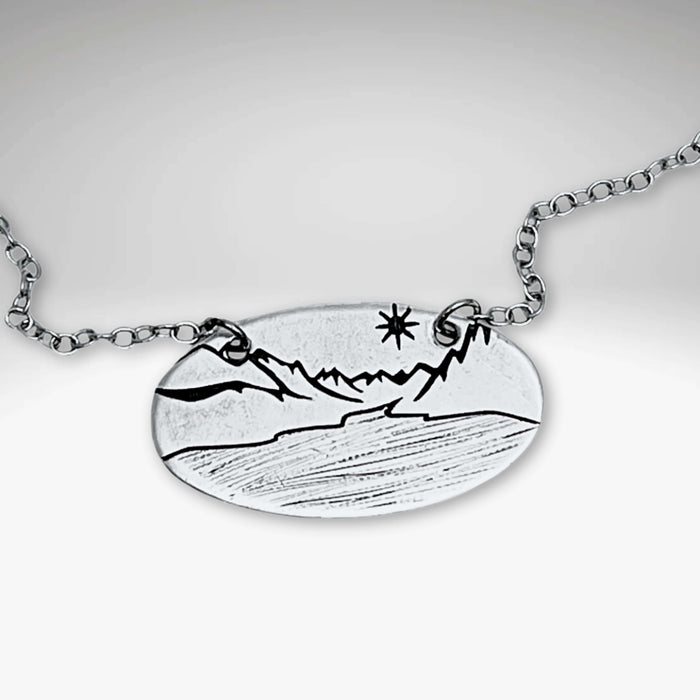 St. Mary Lake in Glacier Necklace
