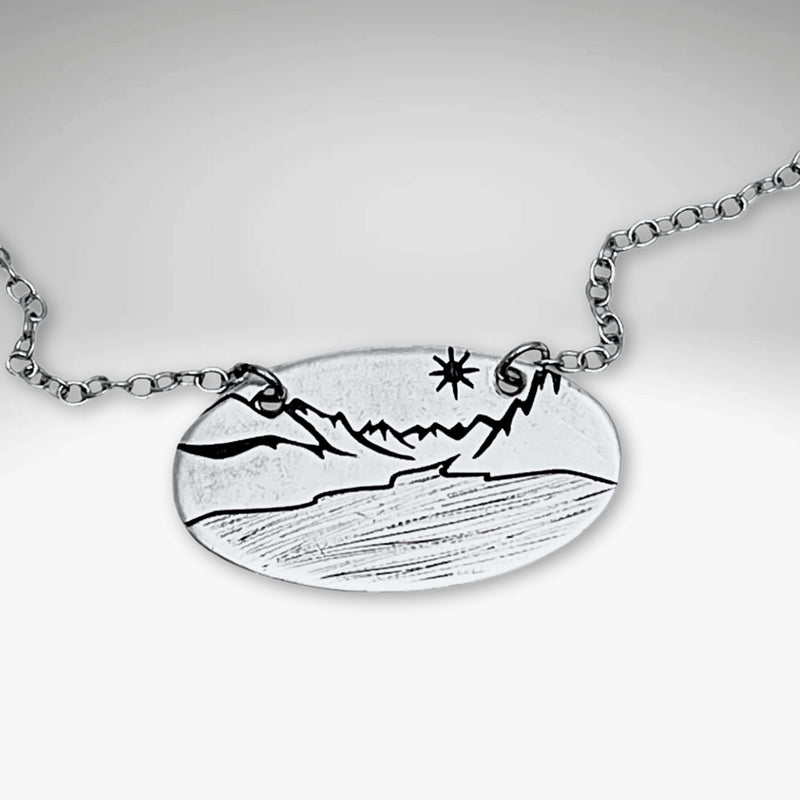 St. Mary Lake in Glacier Necklace