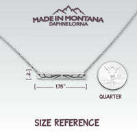 Antler Bar Necklace - Daphne Lorna