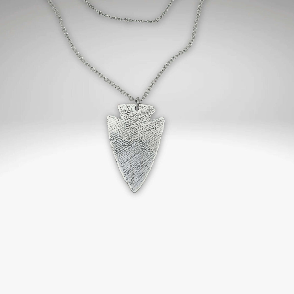 Arrowhead Long Layered Necklace - Daphne Lorna