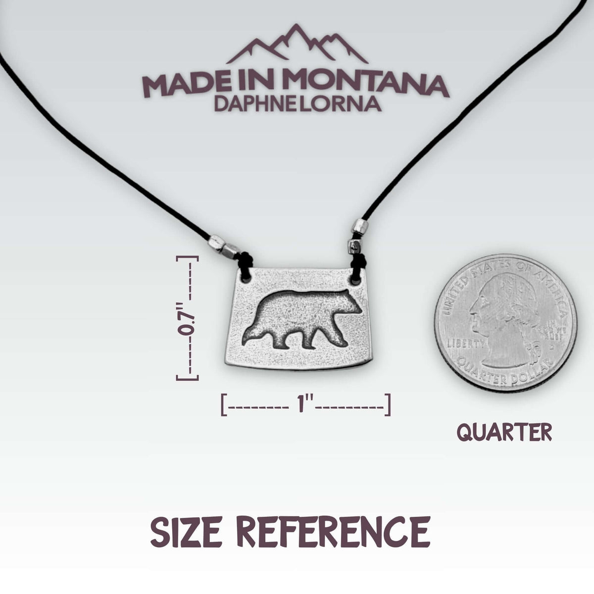 Bear Boy Necklace - Daphne Lorna