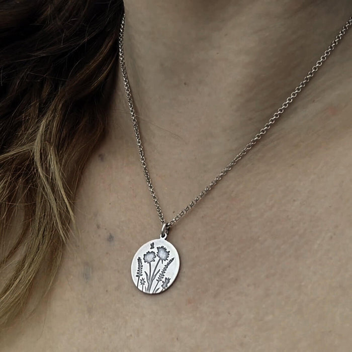 Bee in the Flowers Necklace - Daphne Lorna