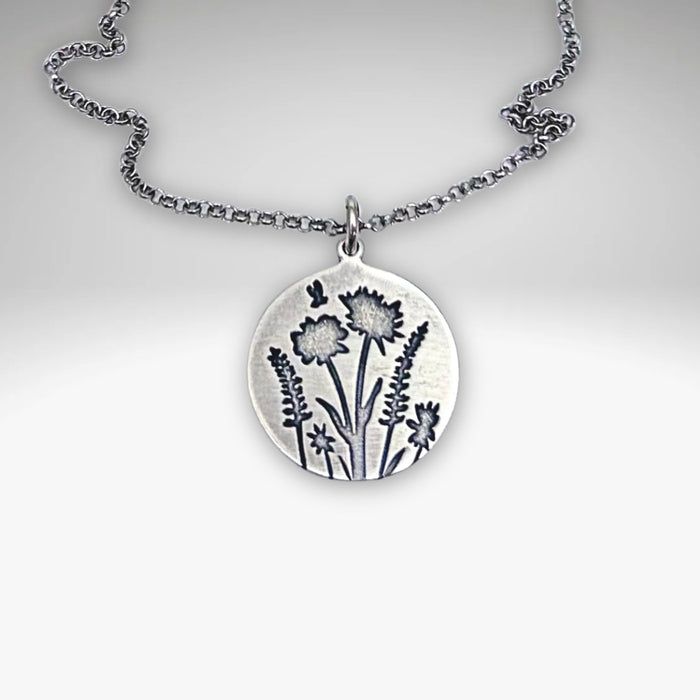 Bee in the Flowers Necklace - Daphne Lorna