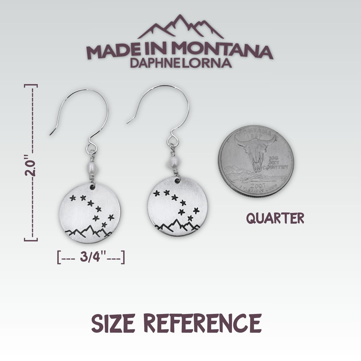 Big Dipper Earrings - Daphne Lorna