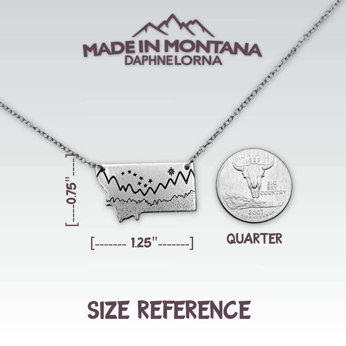 Big Dipper Over Montana Necklace - Daphne Lorna