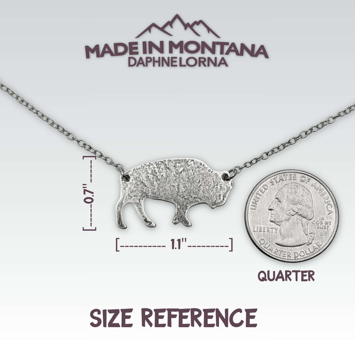 Buffalo Necklace - Daphne Lorna