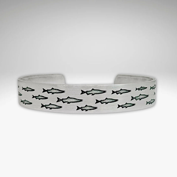 Salmon Run Cuff Bracelet