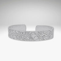 Topo Cuff Bracelet - Mountain cuff for men and women - Grand Tetons