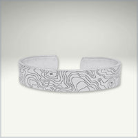 Topo Cuff Bracelet - Mountain cuff for men and women - Grand Tetons