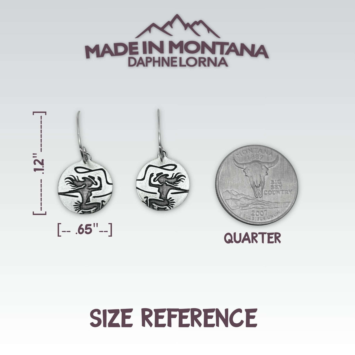 Cowgirl Earrings - Daphne Lorna