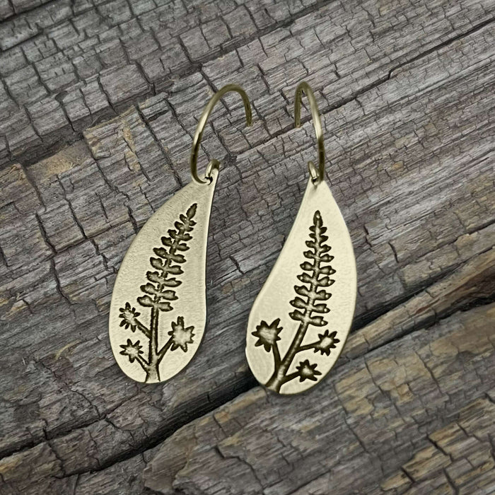 Lupine Flower Earrings