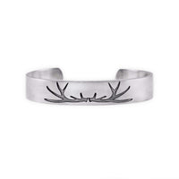 Elk Antlers Cuff Bracelet - Daphne Lorna