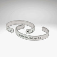 Every second counts - Bear Cuff Bracelet featuring unique designs and adjustable sizing for men and women.