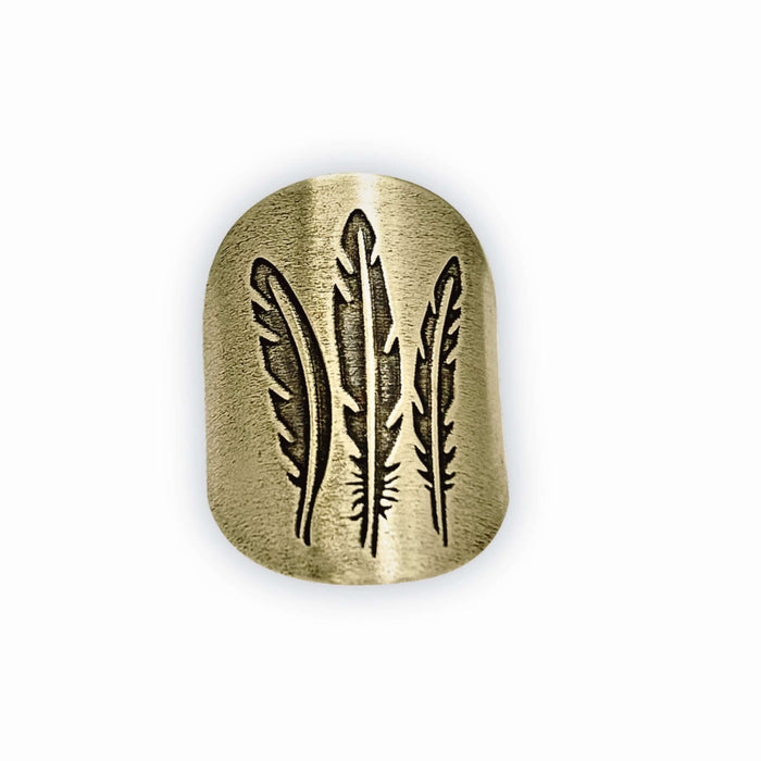 Feather Adjustable Ring - Daphne Lorna