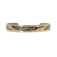 Feather Cuff Bracelet - Daphne Lorna