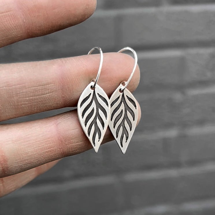 Feather Lite Earrings - Dangle Drops - Daphne Lorna