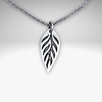 Feather Lite Necklace on chain - Daphne Lorna