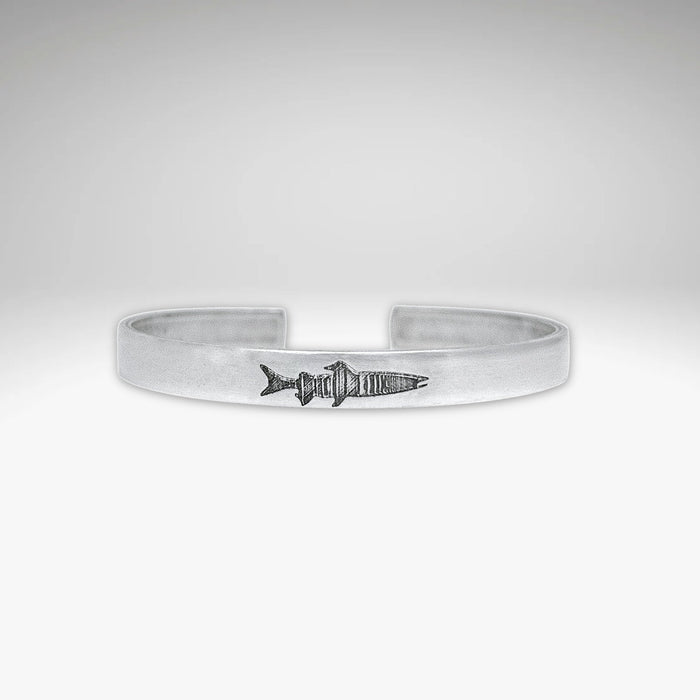 Fishing Around Mountain Cuff Bracelet - Daphne Lorna