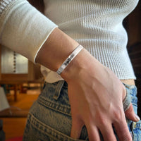 Fishing Around Mountain Cuff Bracelet - Daphne Lorna