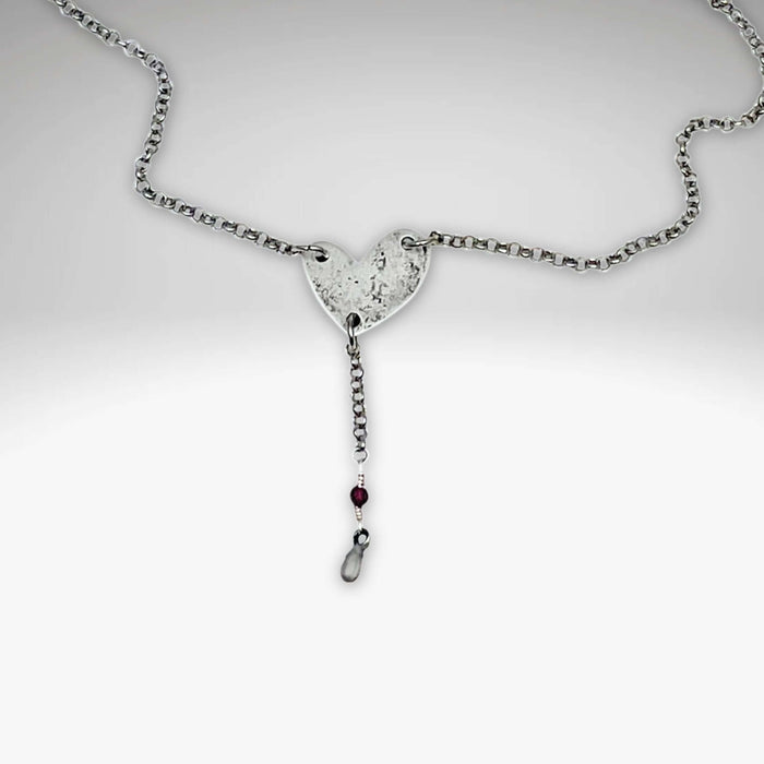 Heart Throb Y Necklace - Daphne Lorna